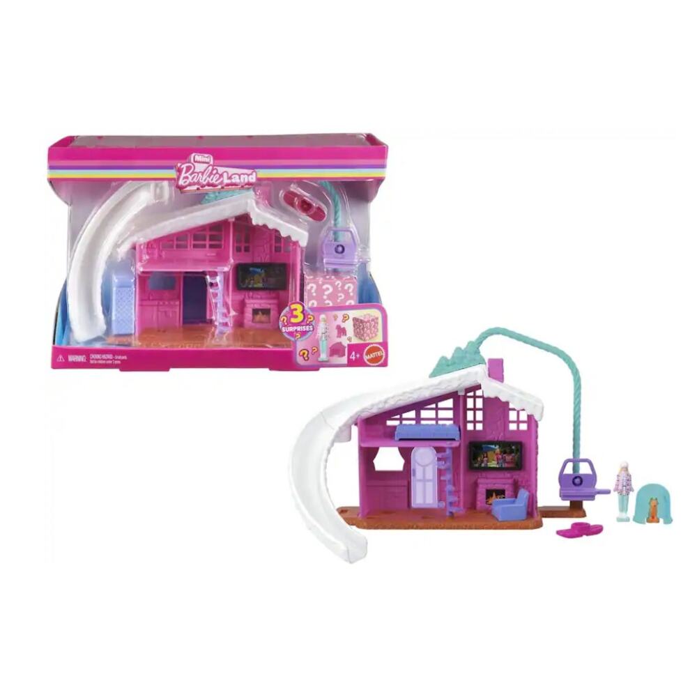 Barbie Mini Barbieland House Winter Chalet NWT